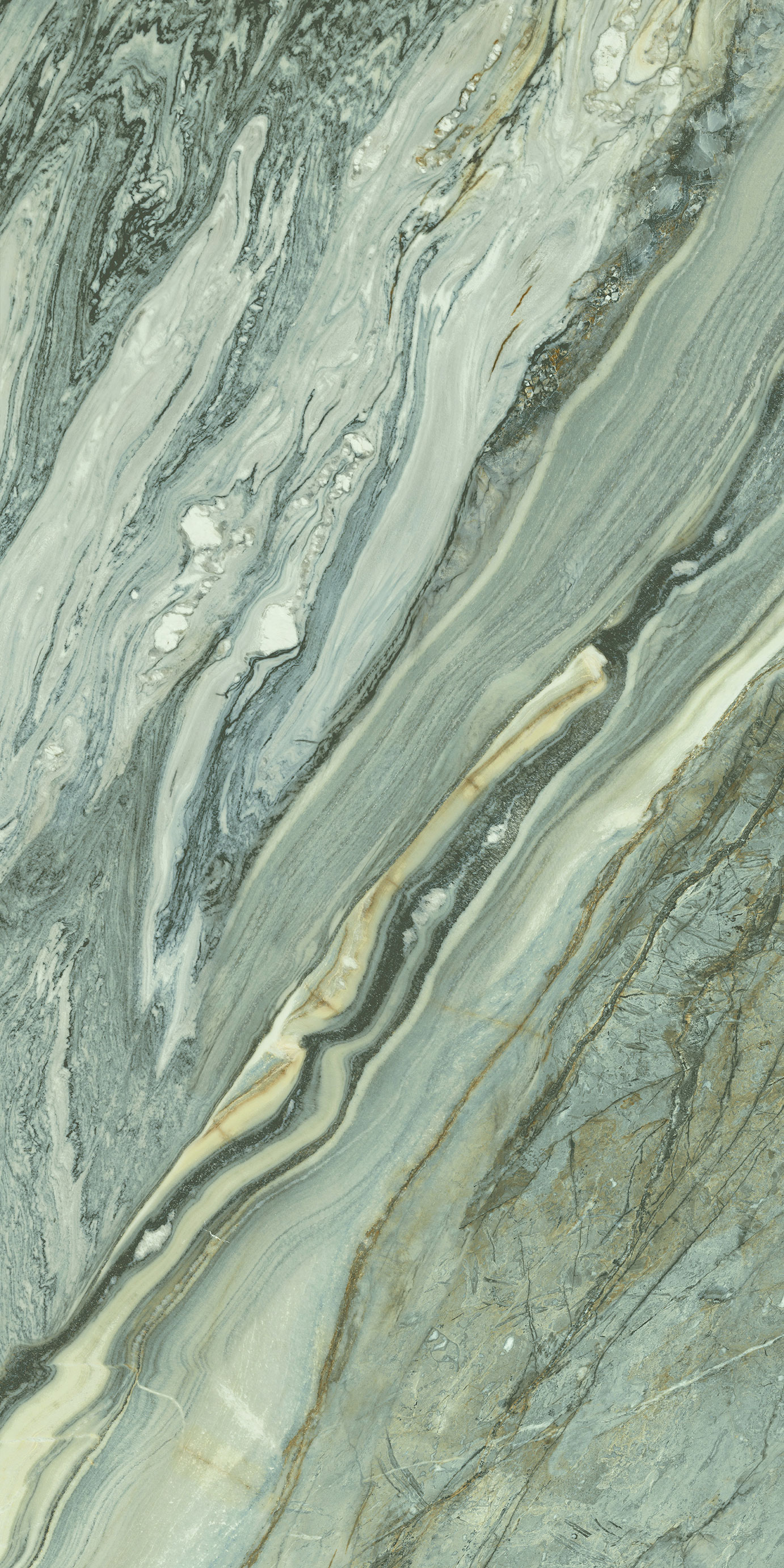 GT1206020217LGR На пол Shanti Зеленый лаппатированный 60x120 - фото 3