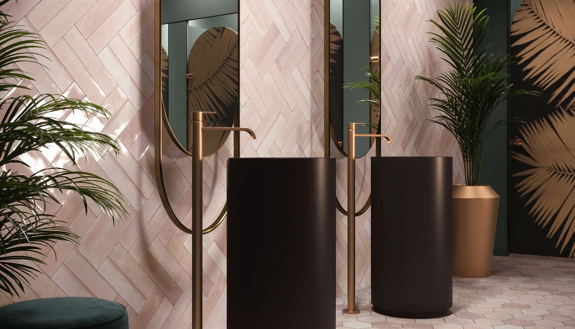 PT03154 На пол Hope Hex Blue Matt - фото 20