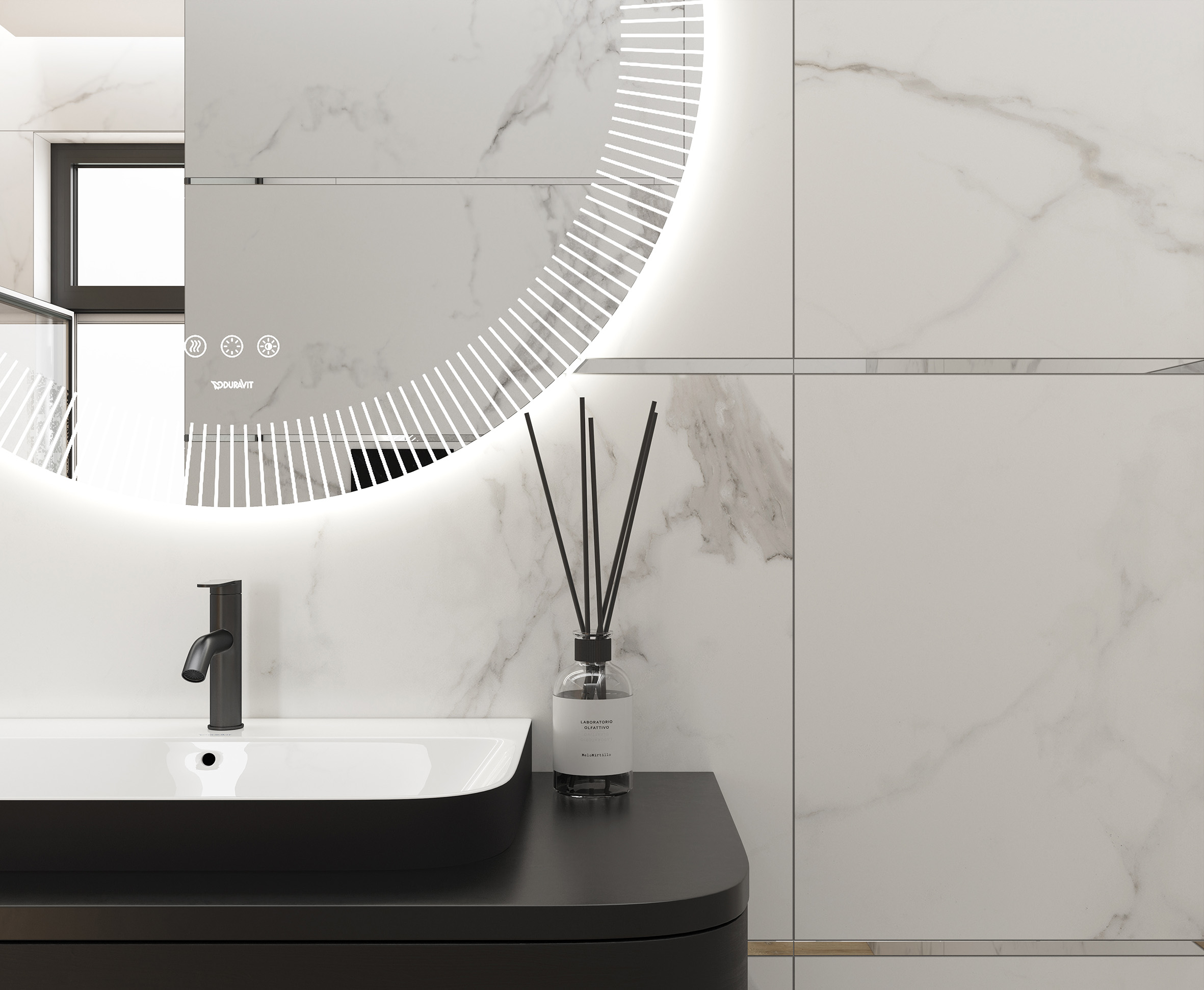 На пол Calacatta Royal Белый сатинированный 60x120 - фото 5