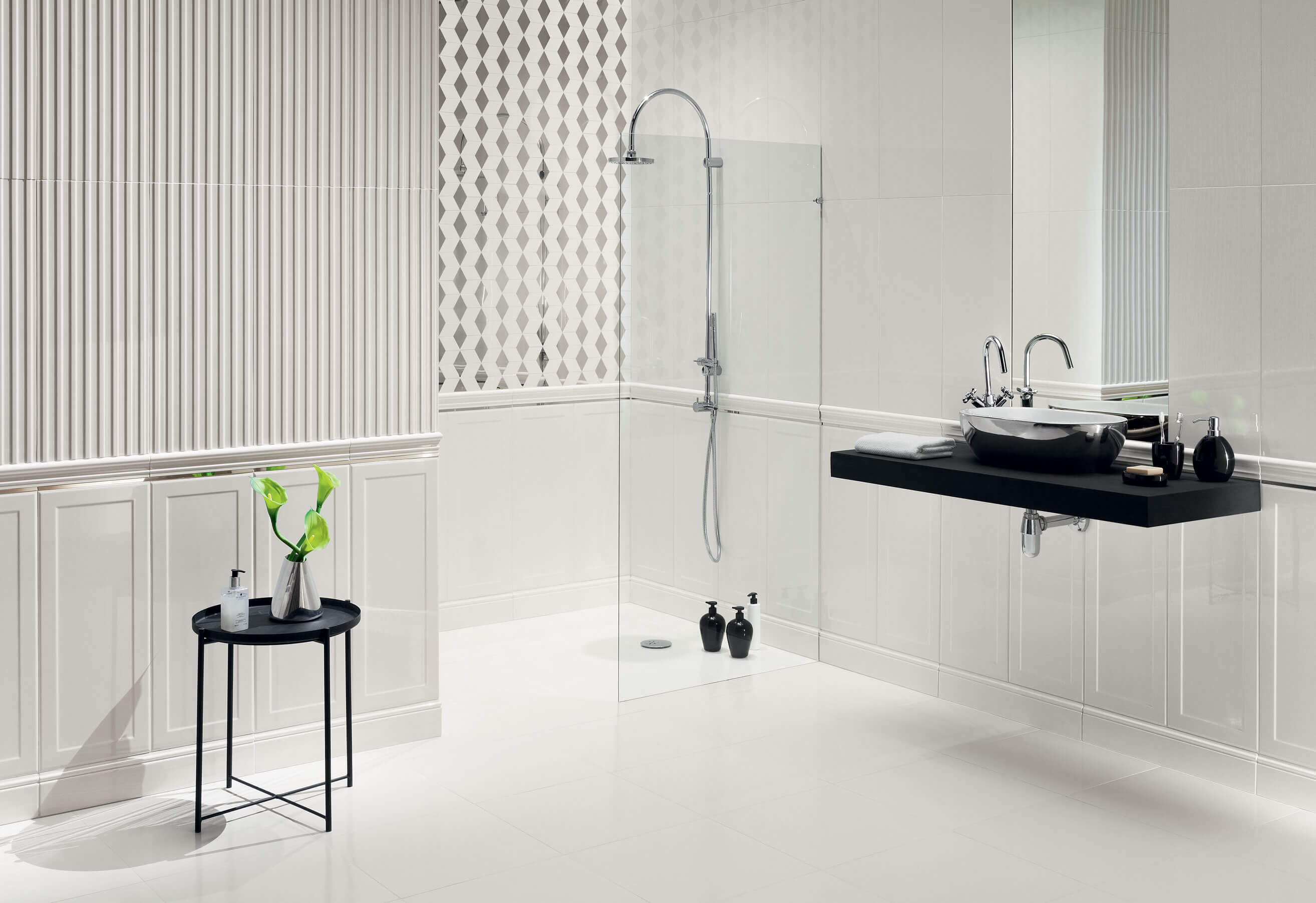 Бордюр Senza L- White 59.8x11.5 - фото 2