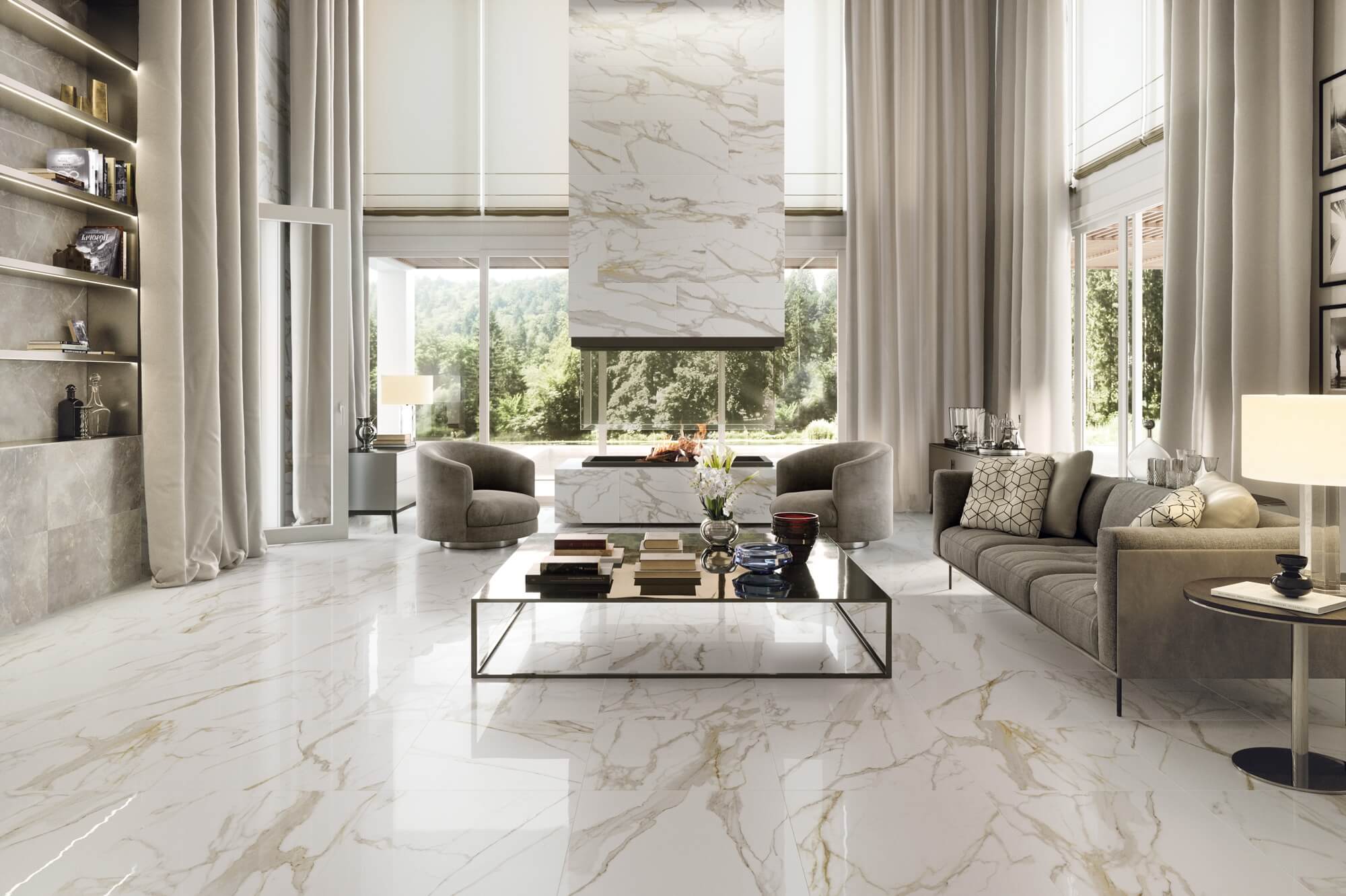 917991 На стену Calacatta Calacatta Top Silver Matt - фото 2