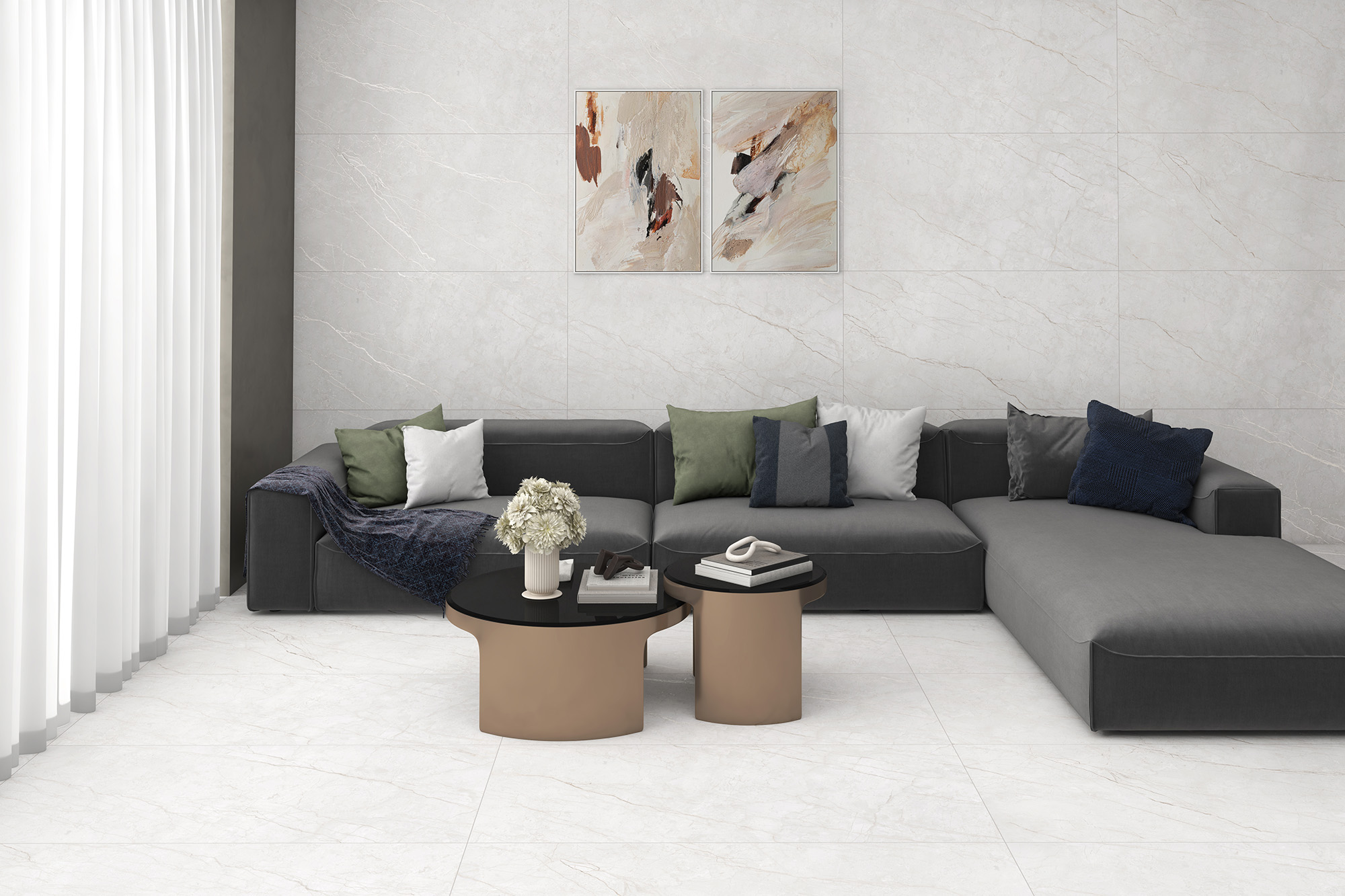 Arcadia Ceramica Meteria Silver