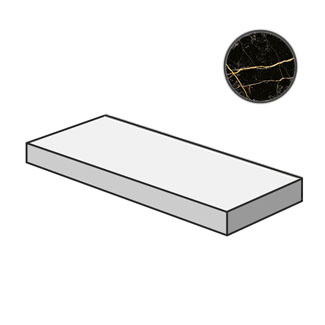 620070001009 Ступень Charme Extra Floor Project Лоран 120 Угловая Левая Натуральная