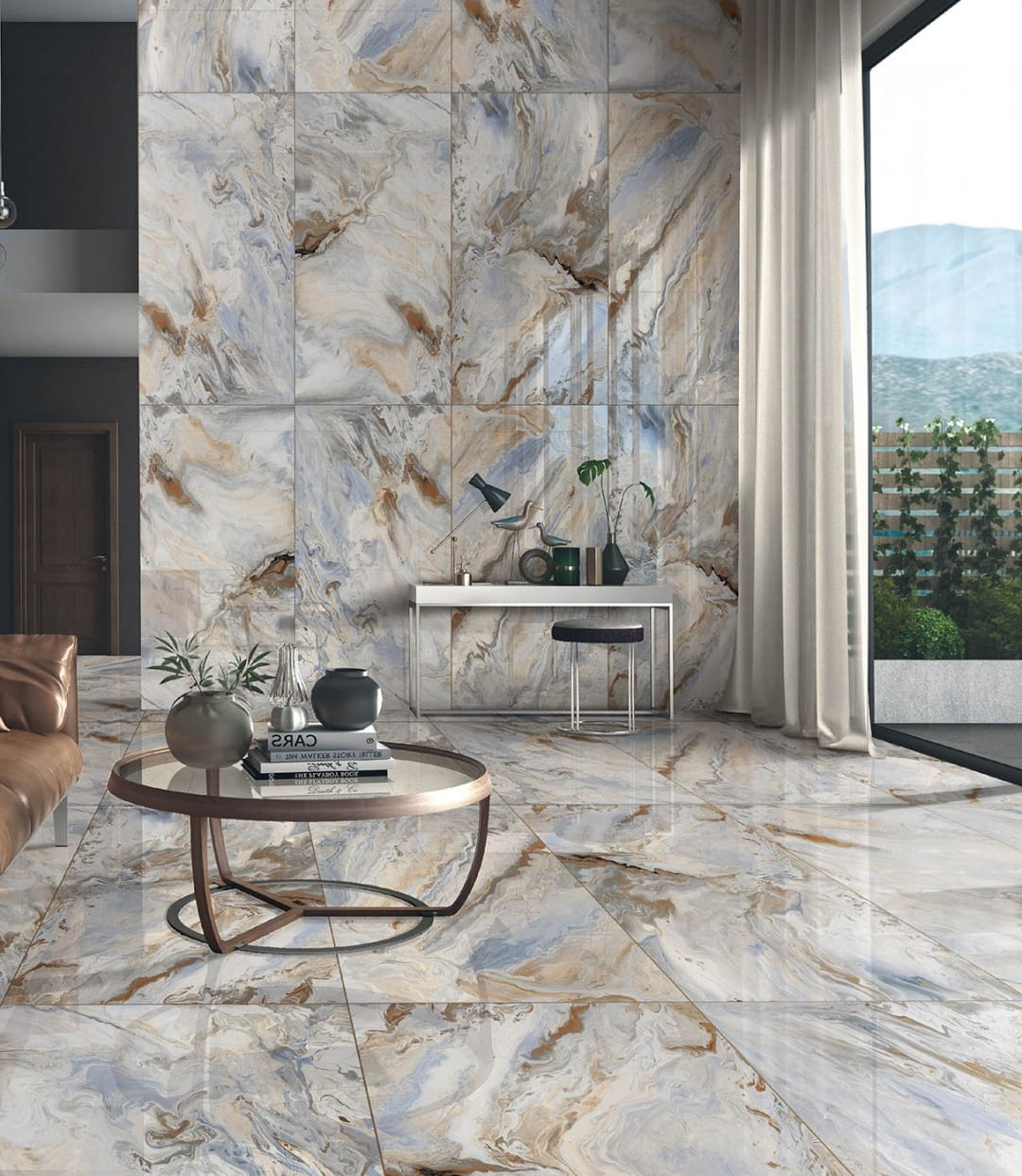 Напольный Porcelain Tile Anti Sky Ivory Polished 60x120 - фото 3
