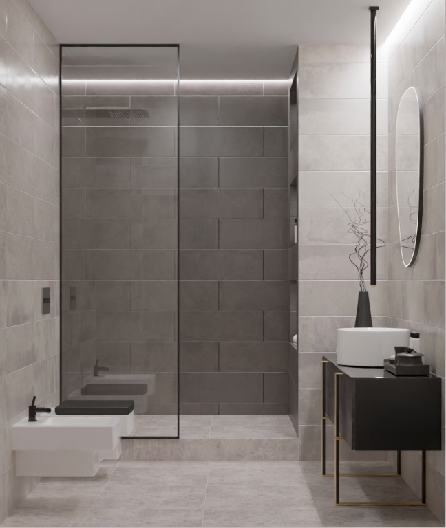 На стену Couture Taupe 24.2x70 - фото 16