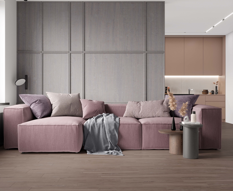 На пол David Коричневый 59.4x14.7 - фото 9