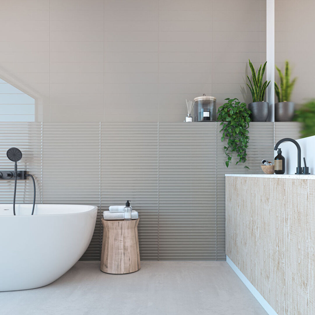 На стену Plinto Out Greige Matt 10.7x54.2 - фото 7