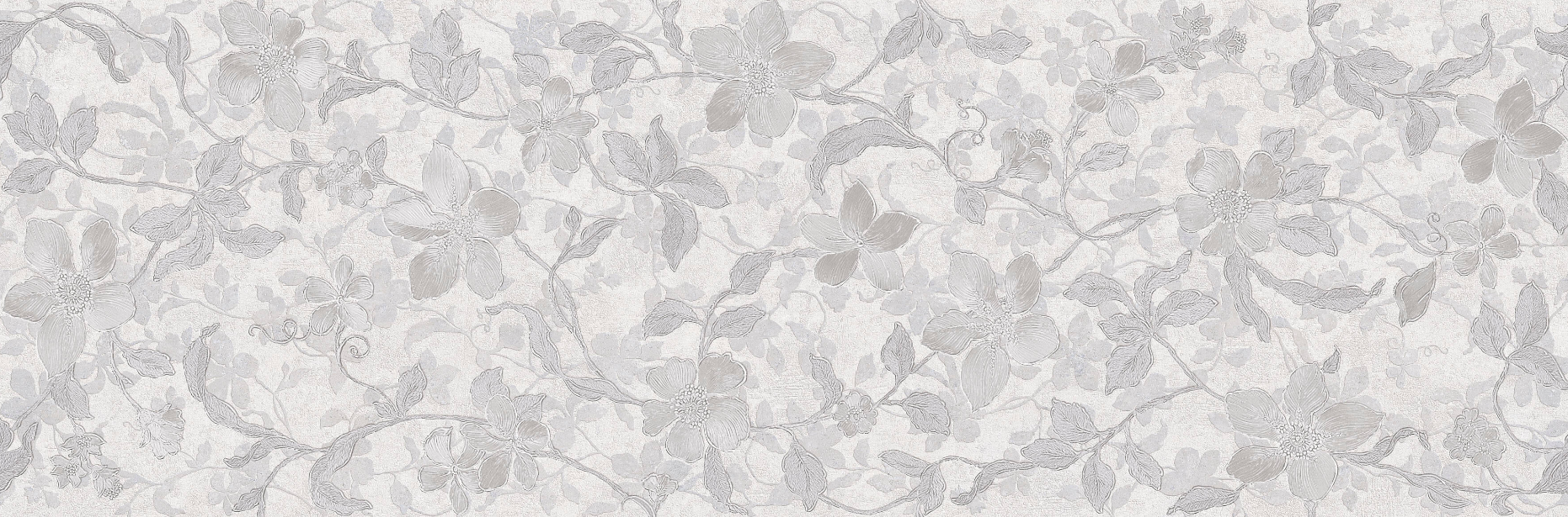 На стену Microcemento Floral Blanco