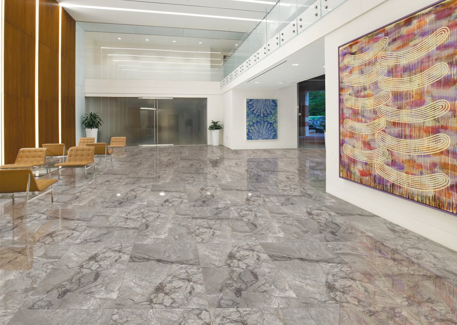 На пол Bretos Beige Glossy R 60х120 - фото 3