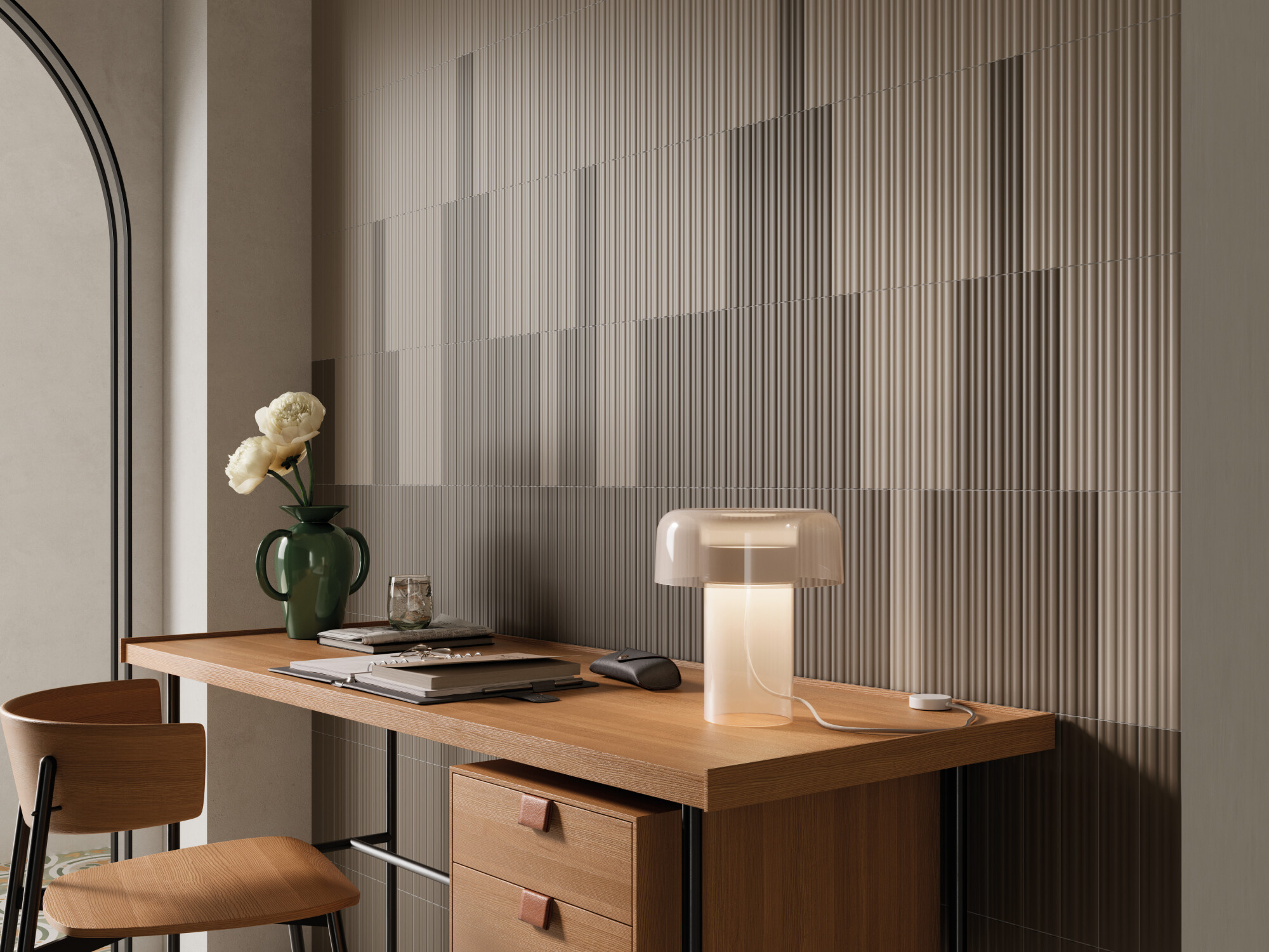 41735 На стену Rainbow White 5x25 - фото 5