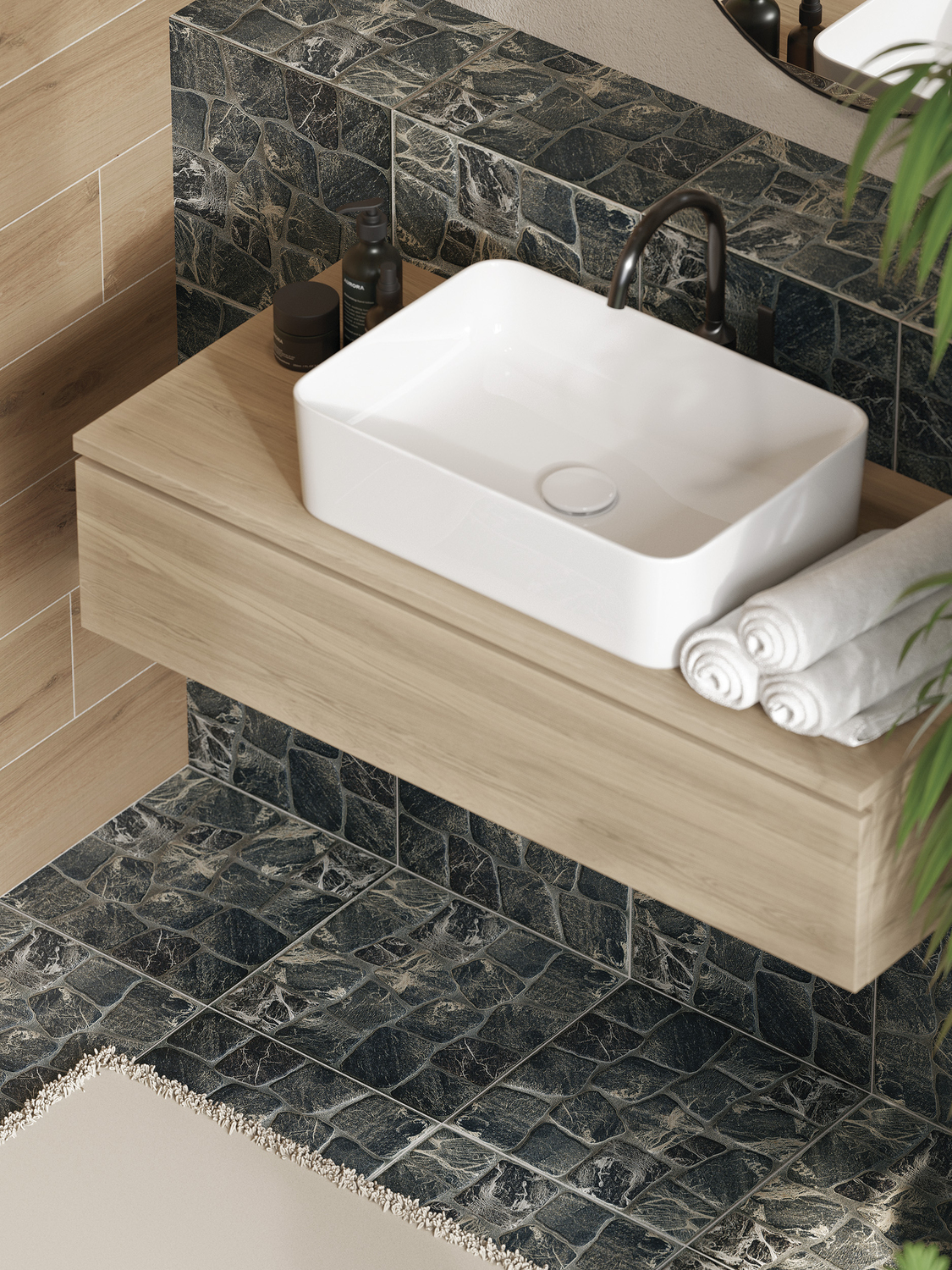 C-SW4M012D На пол Sandwood Бежевый 18.5x59.8 - фото 19