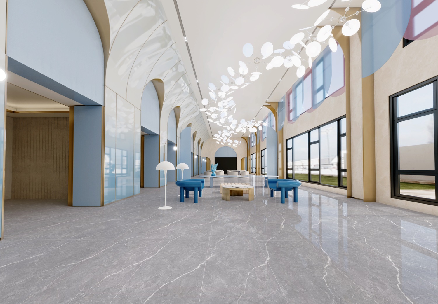 На пол Luanda Polished Silver Carving 60x120 - фото 8