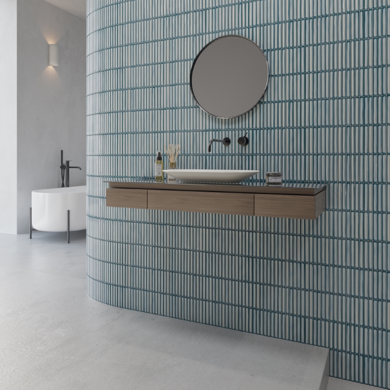 133481 На стену Osaka Bars Green 12.5x25 - фото 4