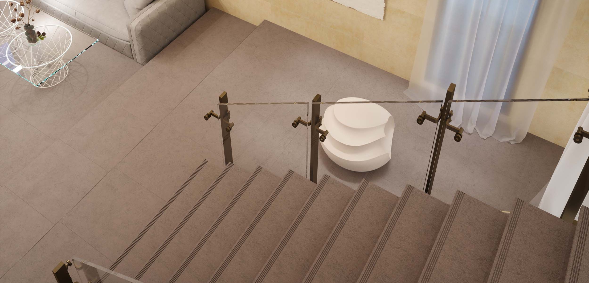 LF00/NS_R9/30x30x8N/GW На пол Loft LF00 White 30 неполированный - фото 15