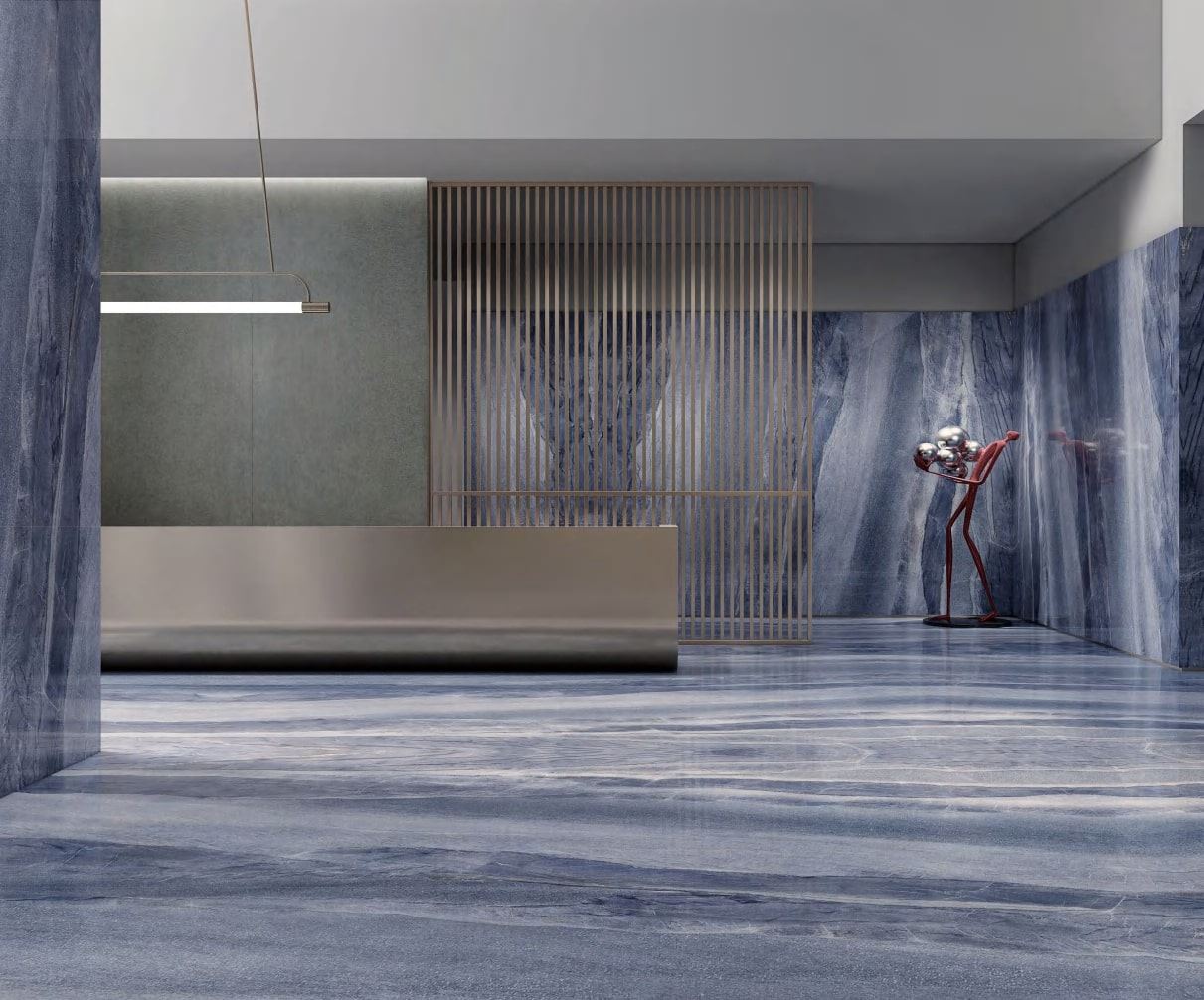 MN413BP321606 На пол Azul Macaubas Polished 6mm 160х320 - фото 8