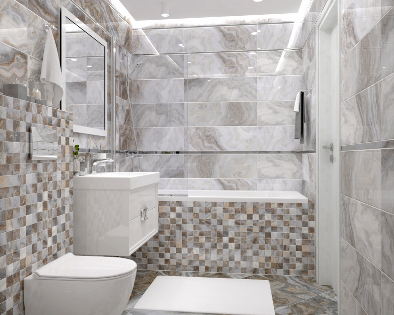 На стену Goldy Серый 75x25 - фото 4