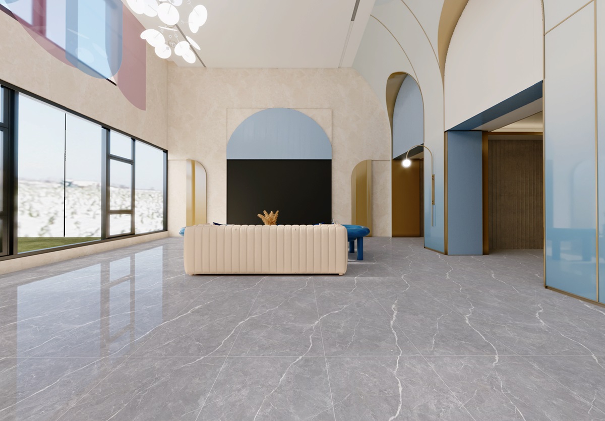 На пол Luanda Polished Silver Carving 60x120 - фото 7