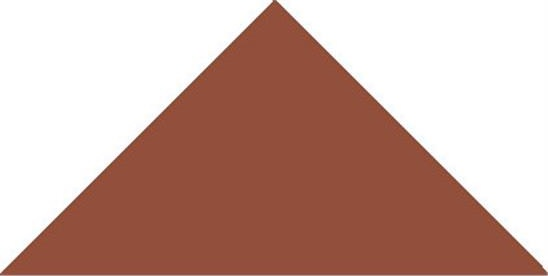 M6112 На пол Цветовая палитра Треугольник красный 50х36х36