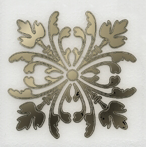 HGD/A252/5246 Декоративная вставка Болао Ins. Белый 4.9x4.9