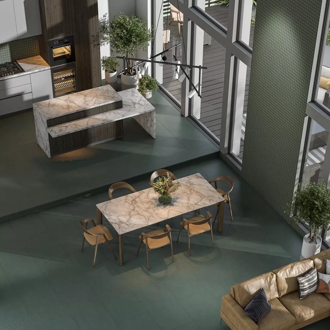 KM6060G0811R На пол Про Чементо Синий матовый обрезной 60х60x0.9 - фото 13