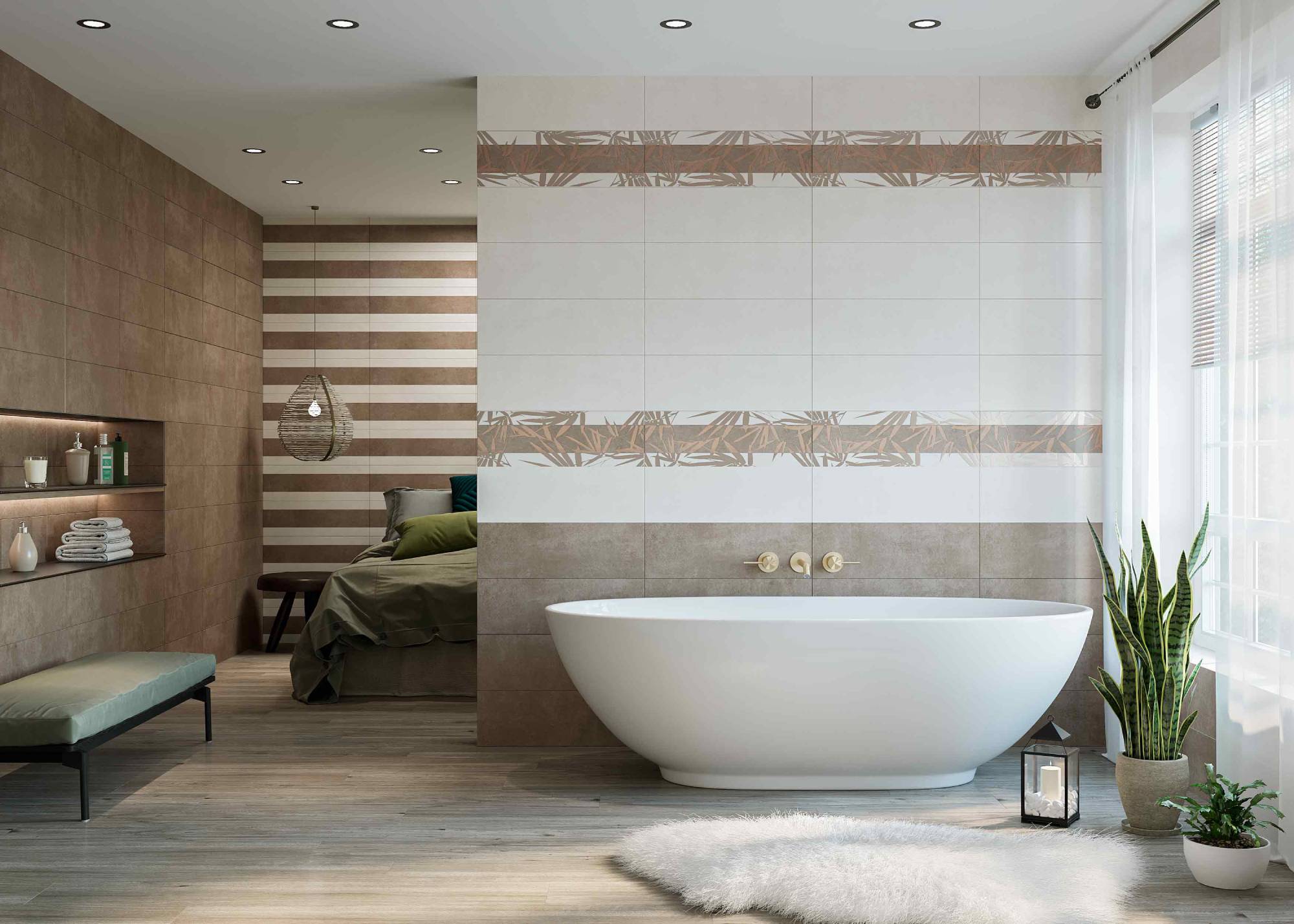 04-01-1-17-03-15-1903-0 Декор Ganna Bloom chocolate - фото 2