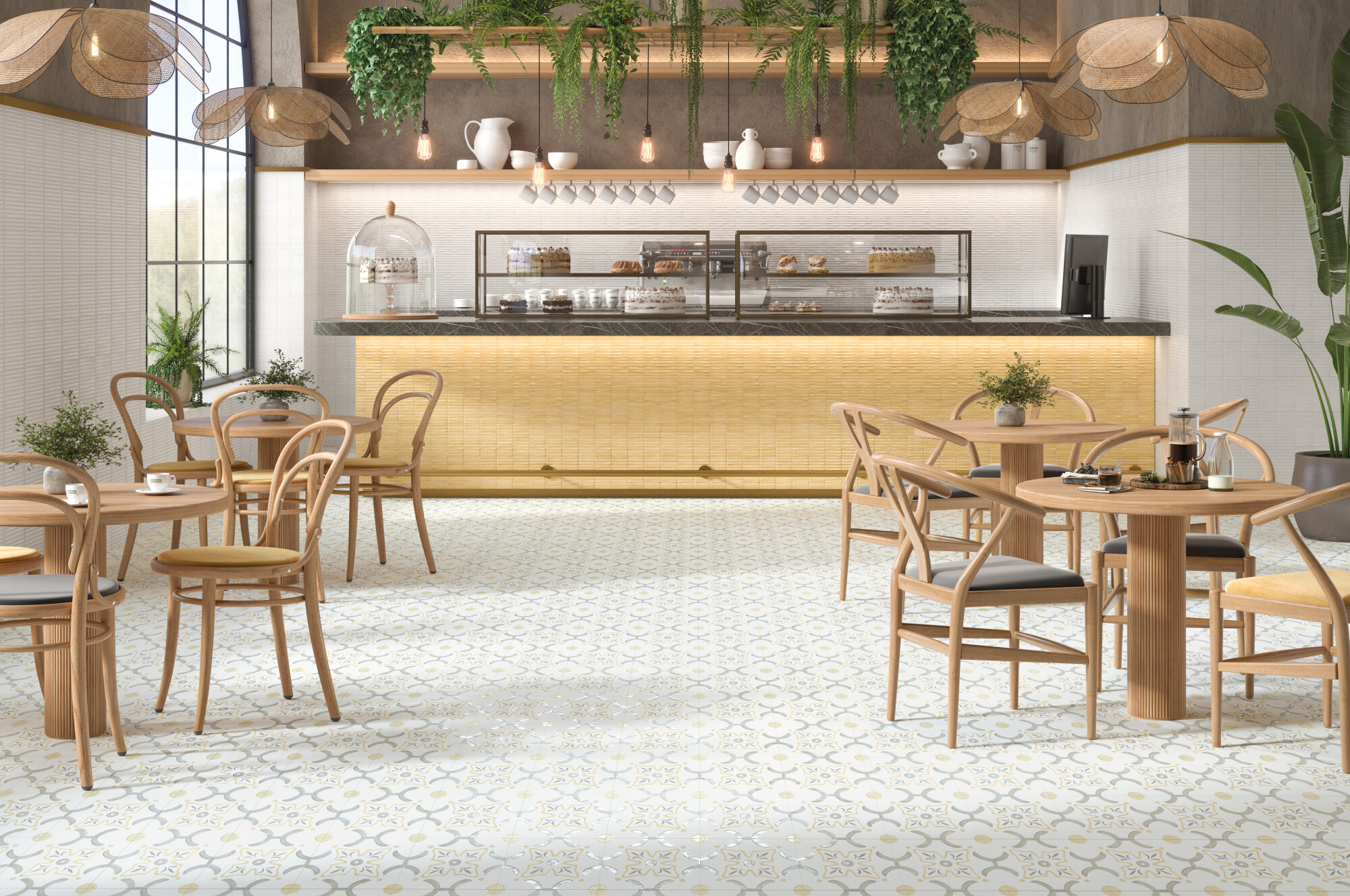 40464 На пол Llevant Taupe Garden LT 22.3x22.3 - фото 9