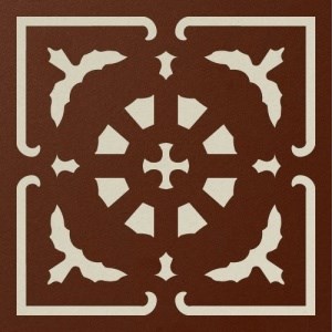 Декоративная вставка Метлахская плитка 070N014D004 ENC14 Flow 04 (ROU. BAU) 7x7