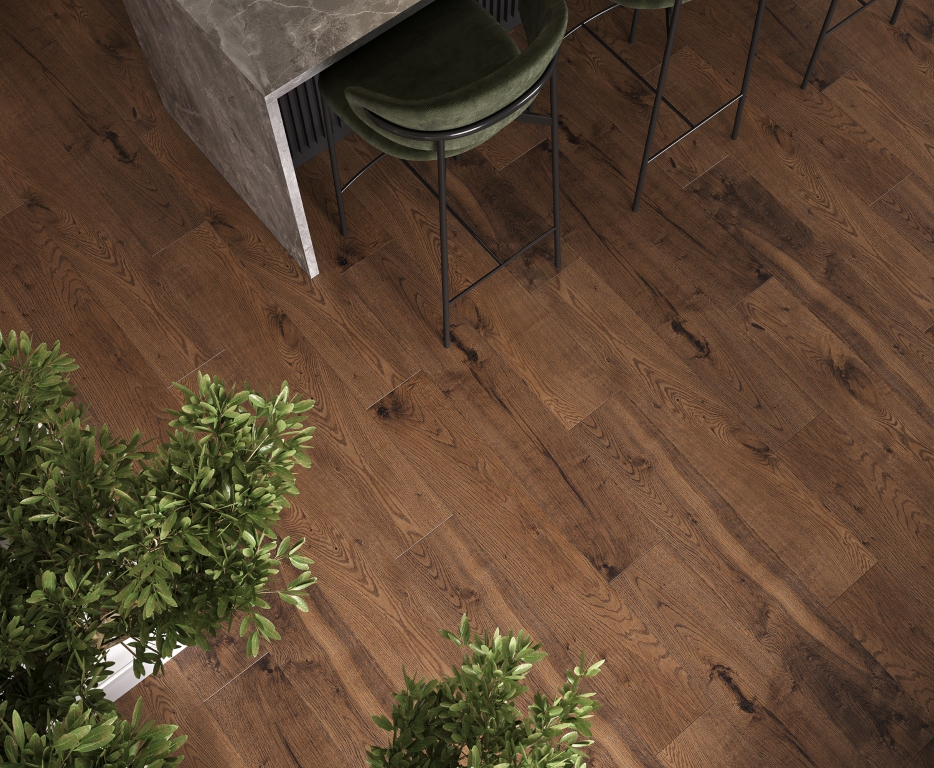 На пол Wenge Rasperry Коричневый Матовый Структурный - фото 7