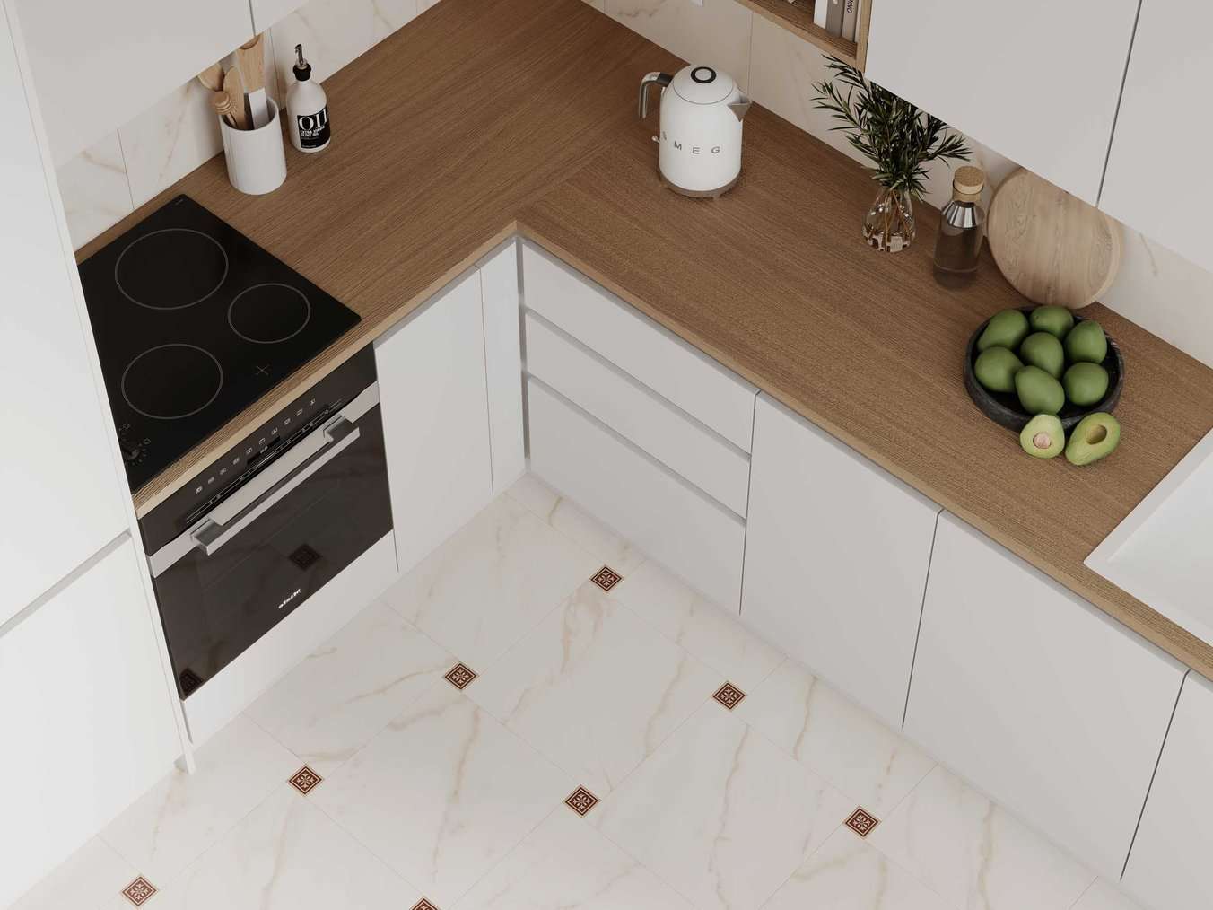 Mosaic/MO07_NS/30x30/5x5 Декор Melody MO07 неполированная (5х5) 30x30 - фото 8