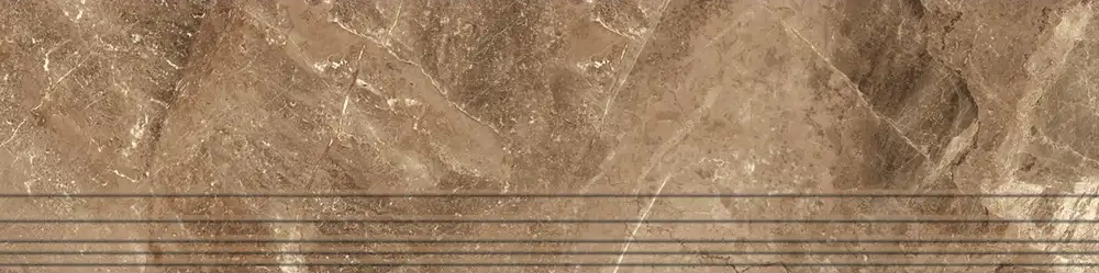 GNR12030421-G Ступень Магма Коричневый темный граниль 1200x300x9.5