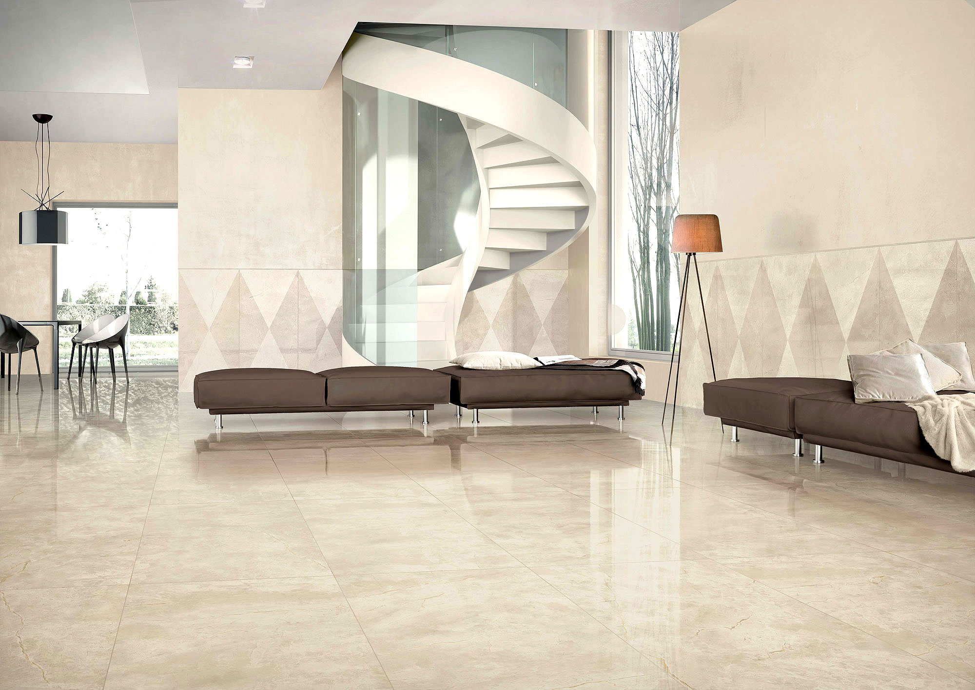 На пол Marmoker Lucido Bardiglio Imperiale 59x59 - фото 6