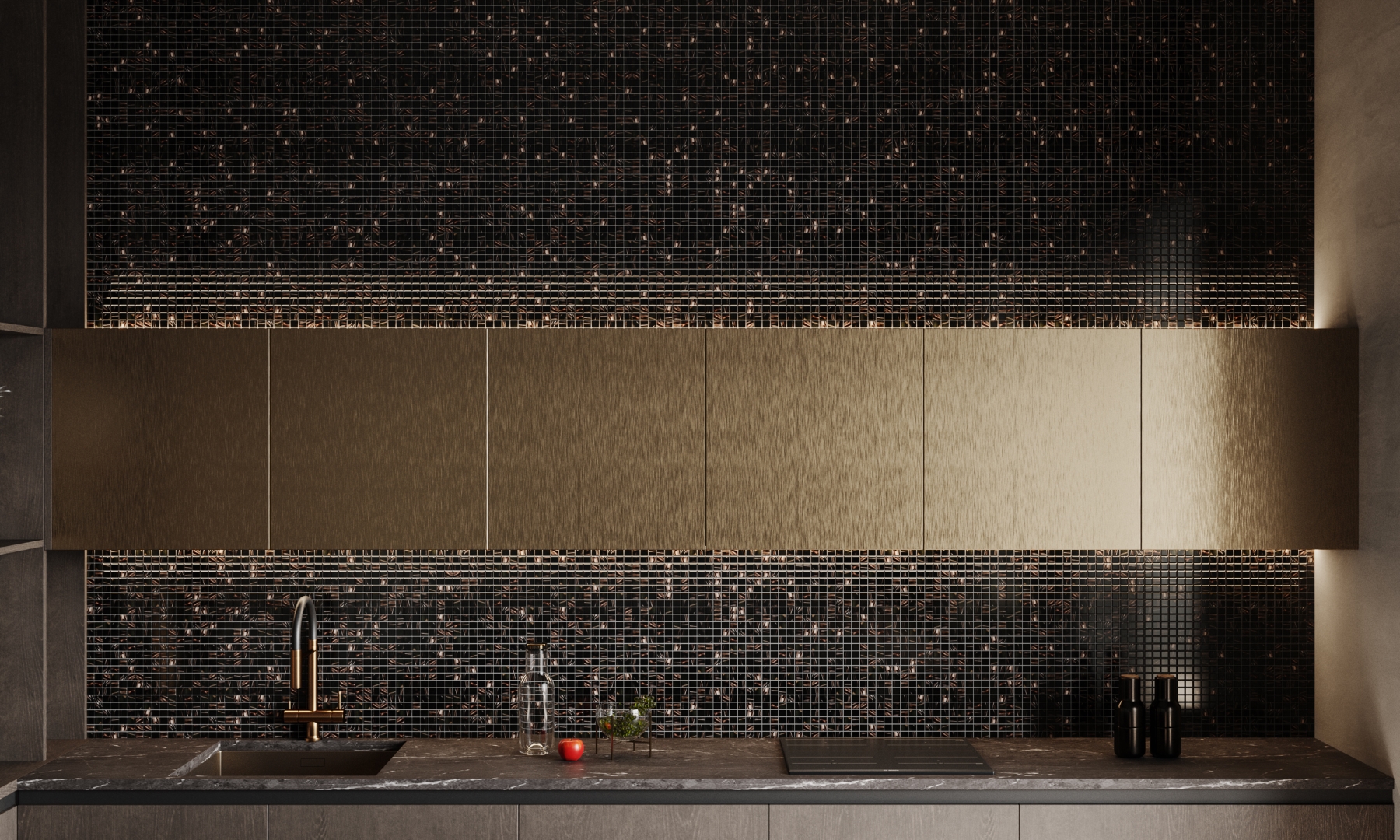 Arktika 4*20*20  327*327 На пол Стеклянная мозаика Arktika  - фото 3