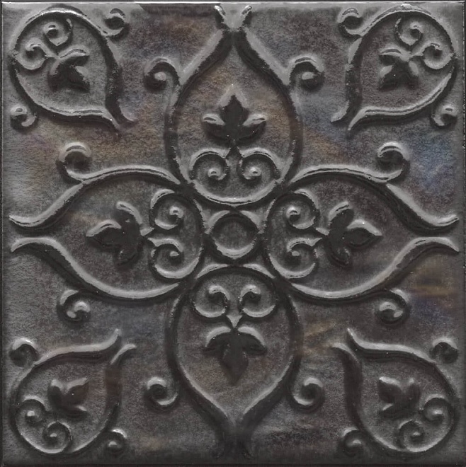 STG/A524/5115 Декор Камбон Dec. Черный 6 20х20