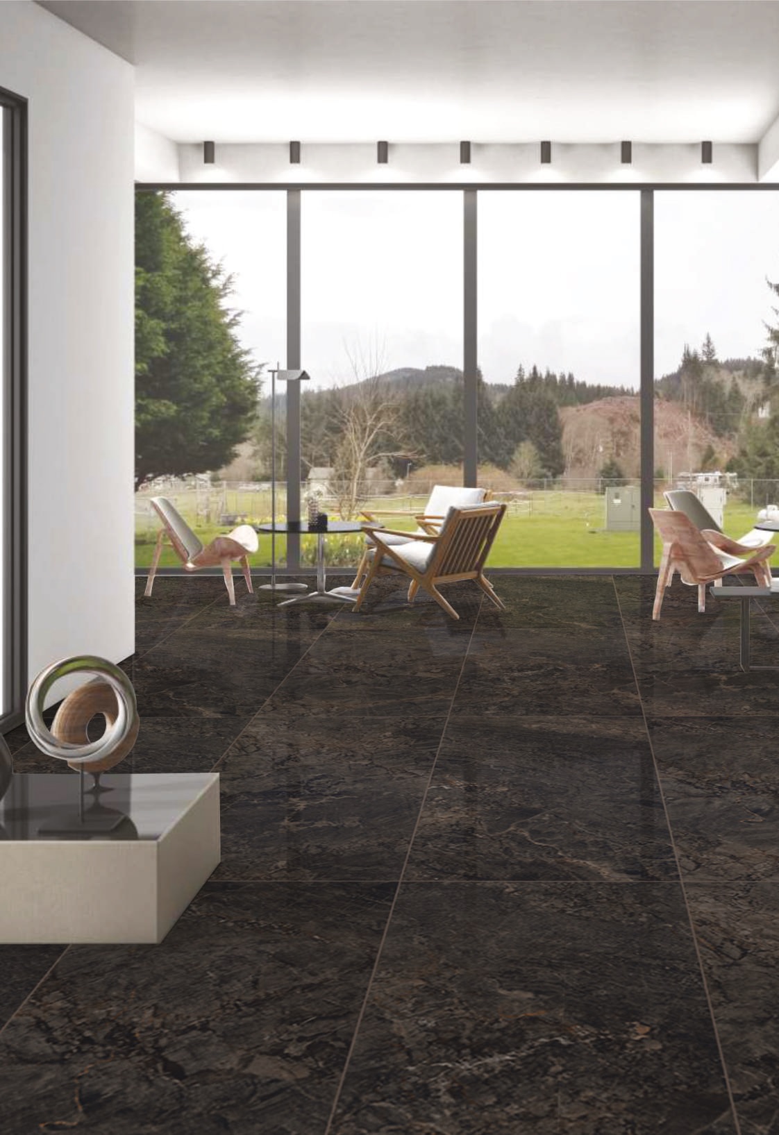 На пол High Glossy Estrella Blue 120х60 - фото 13