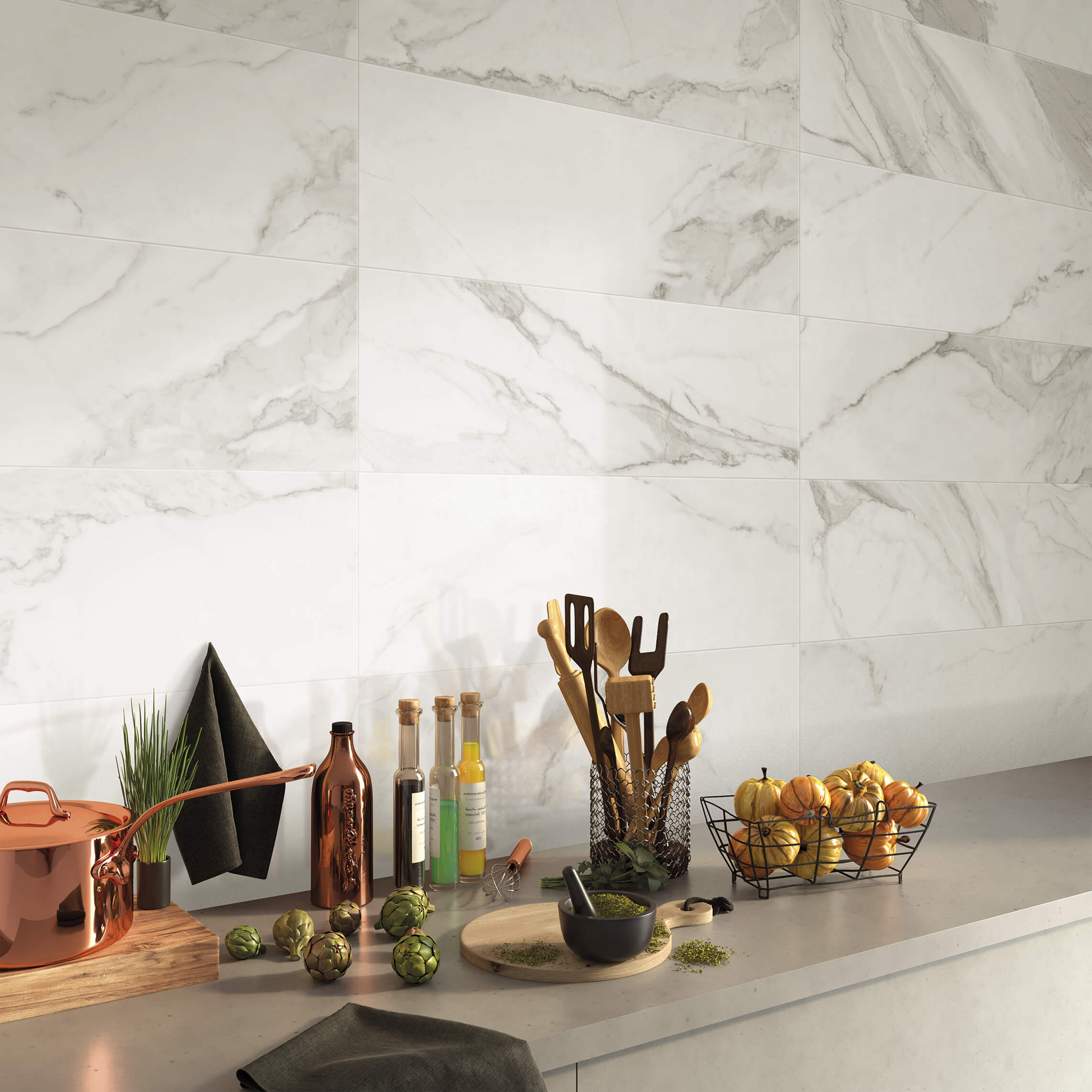 215 На стену Calacatta Art Silver Silver G3D - фото 15