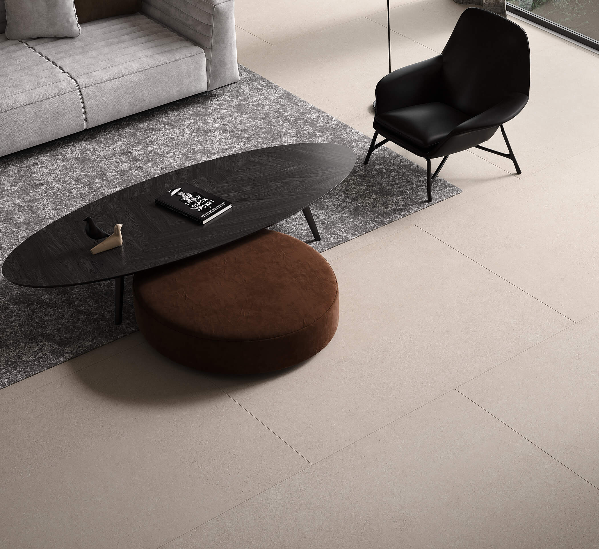 1093 На пол 1XL Slate Nero Mate 180x120 - фото 43