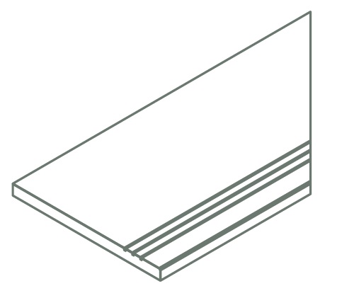 620090001173 Бордюр Avantgarde X2 Pure Bordo Grip DX 30x120