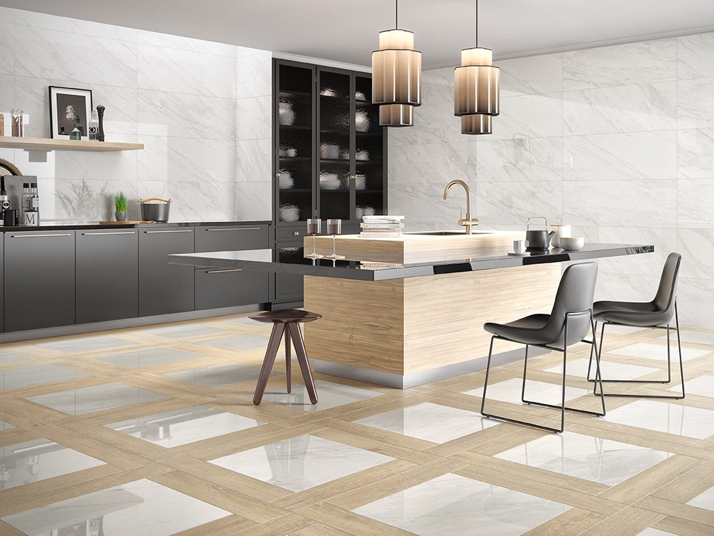 На пол Marble Light Grey Polished - фото 11