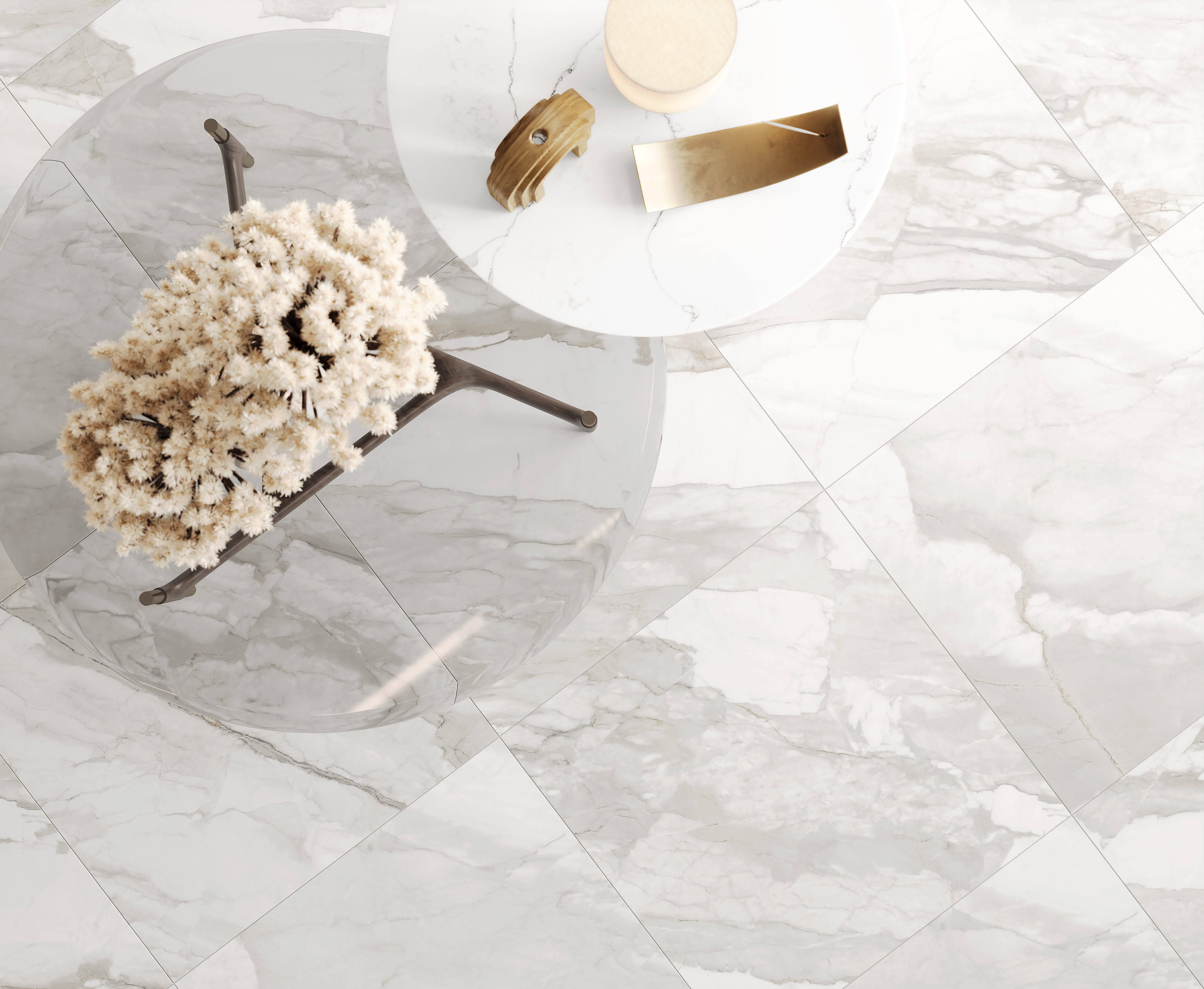 На пол Alpi Белый матовый 50х50 - фото 11