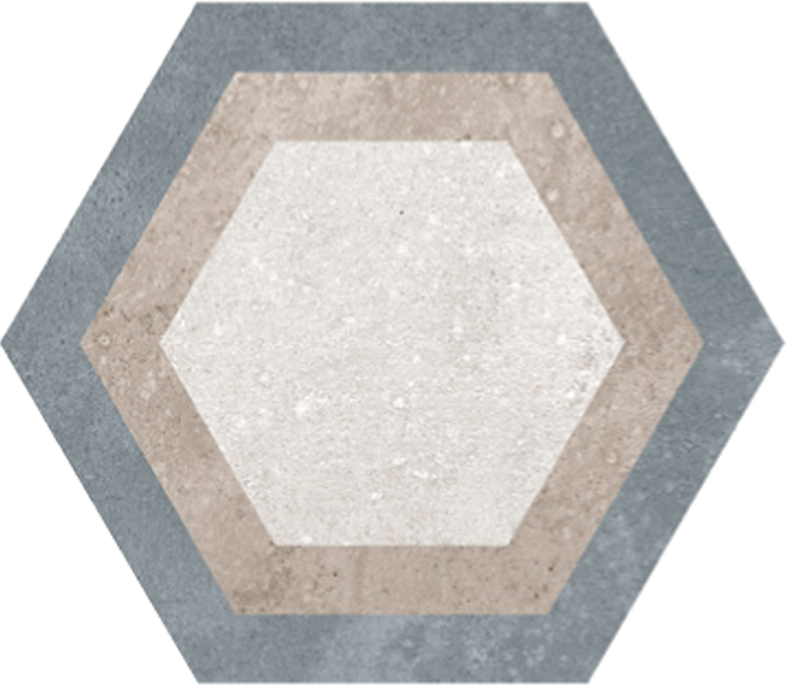 Декор Rift Hexagono Bushmills Multicolor 23x266 - фото 4