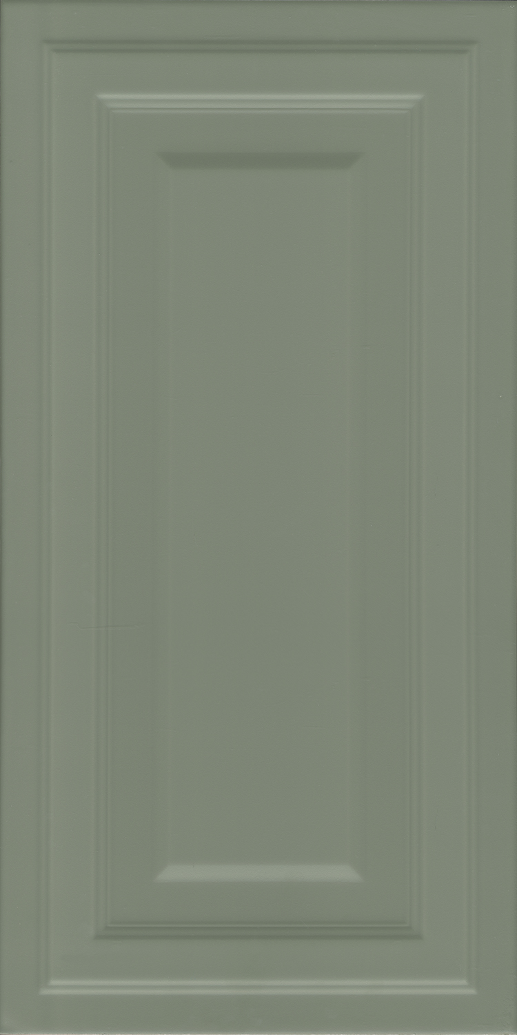 11225R Настенная Магнолия Панель Зеленая Матовая Обрезная
