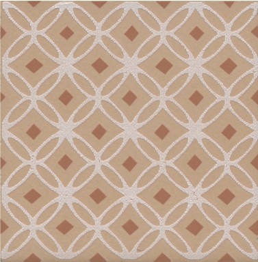 VT/C607/1337 Декор Агуста 1 Оранжевый Матовый 9.8x9.8