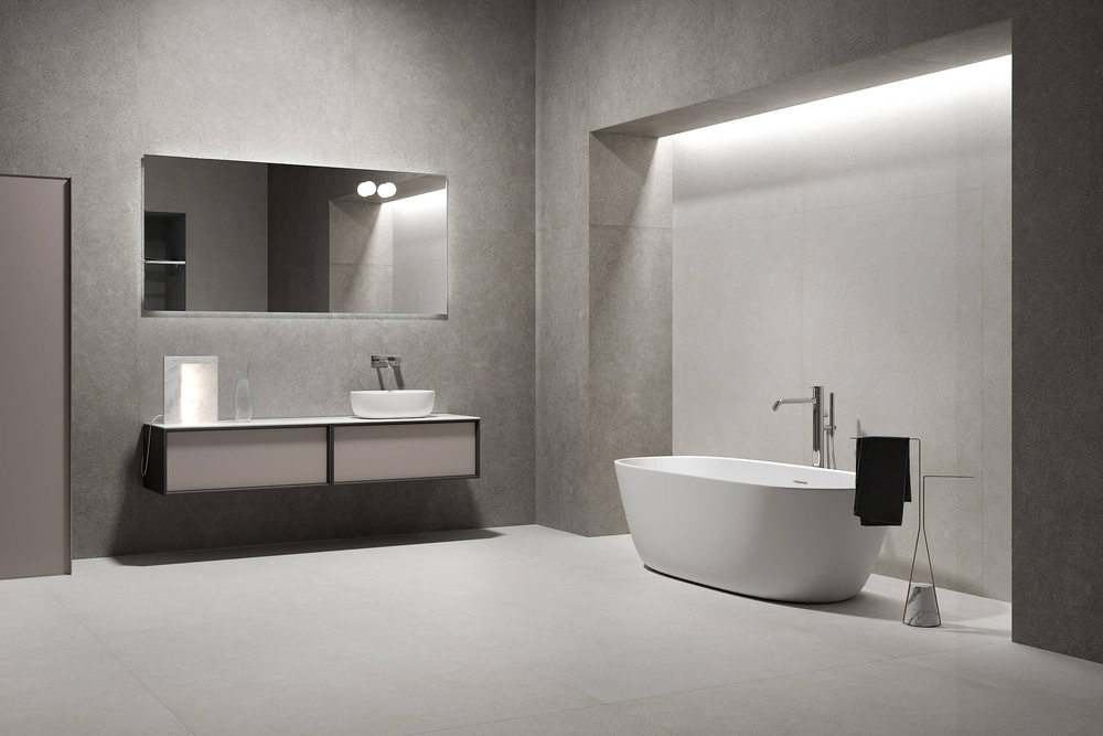 JA3009M На пол Microcement Putty White Text 120x270 - фото 4