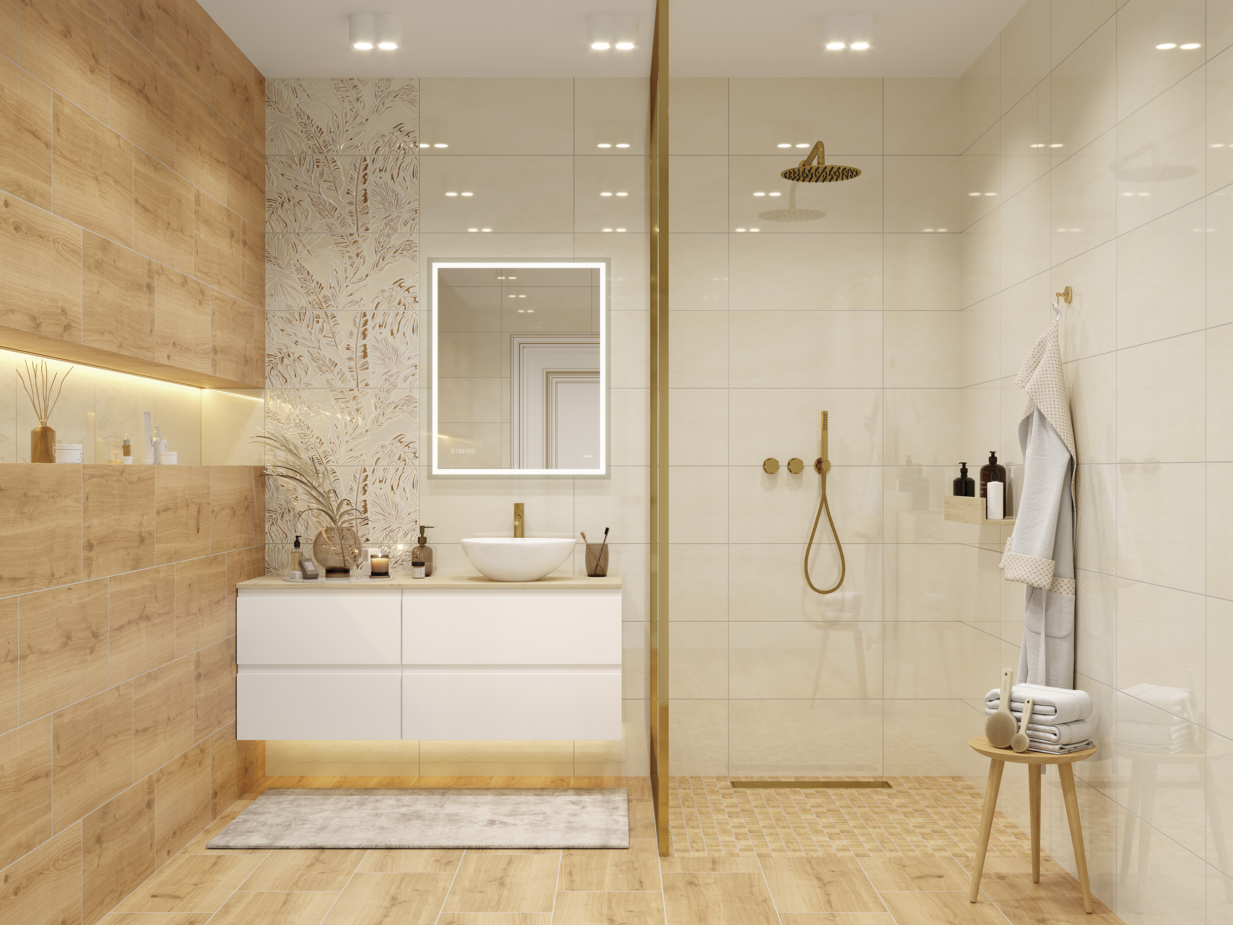 15923 Панно Effecta Бежевое Джунгли - фото 11