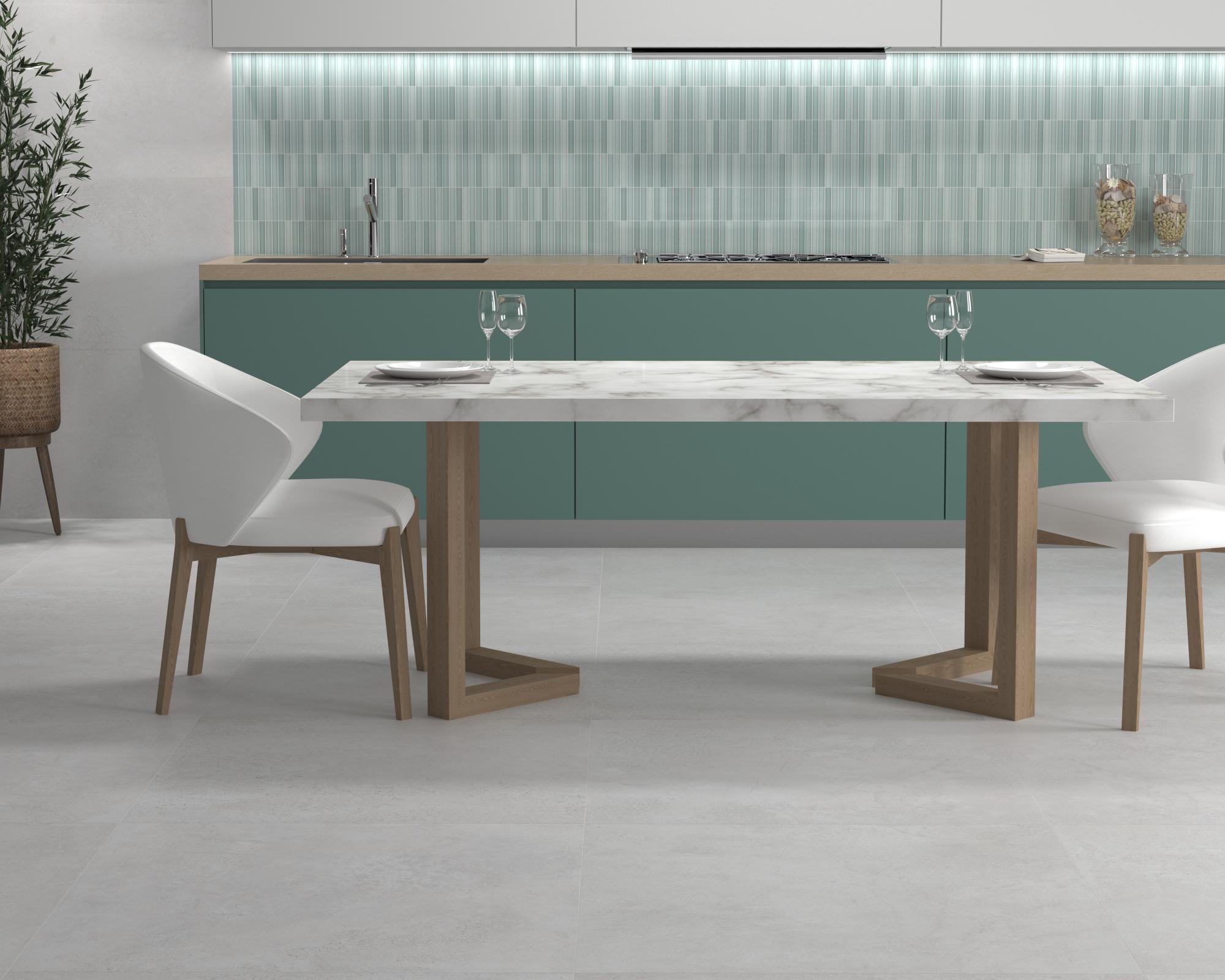 188907 На пол Zement Ivory 90x90 - фото 3