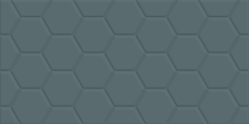 WT36EDW23 На стену Edelweiss Hexagon Blue 300x600x9