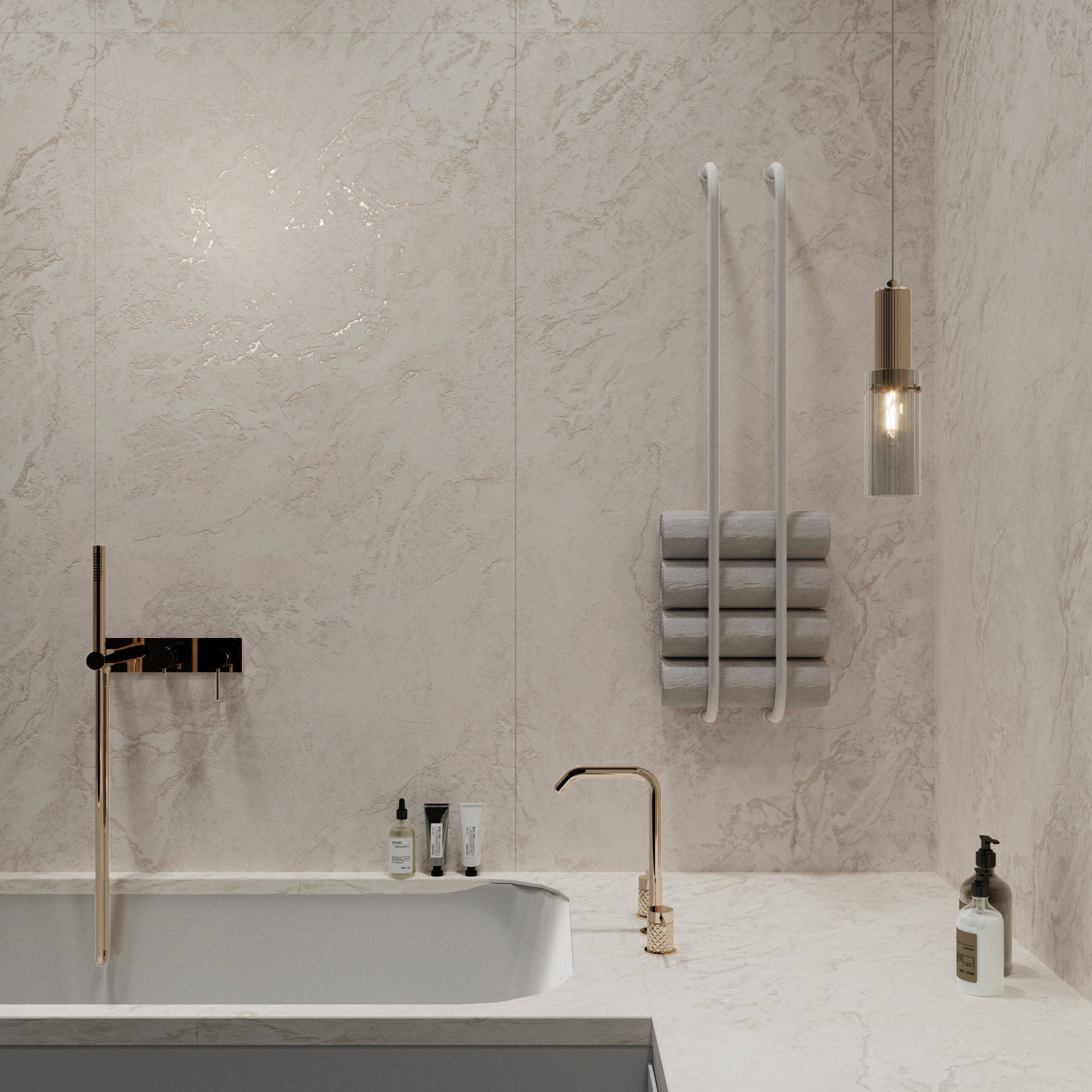 CZ-CR01-B На пол Bolivia Crema Carving 80x160 - фото 5