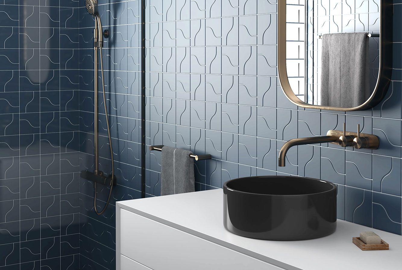 28864 На стену Curve Ink Blue Matt 8.3x12 - фото 20