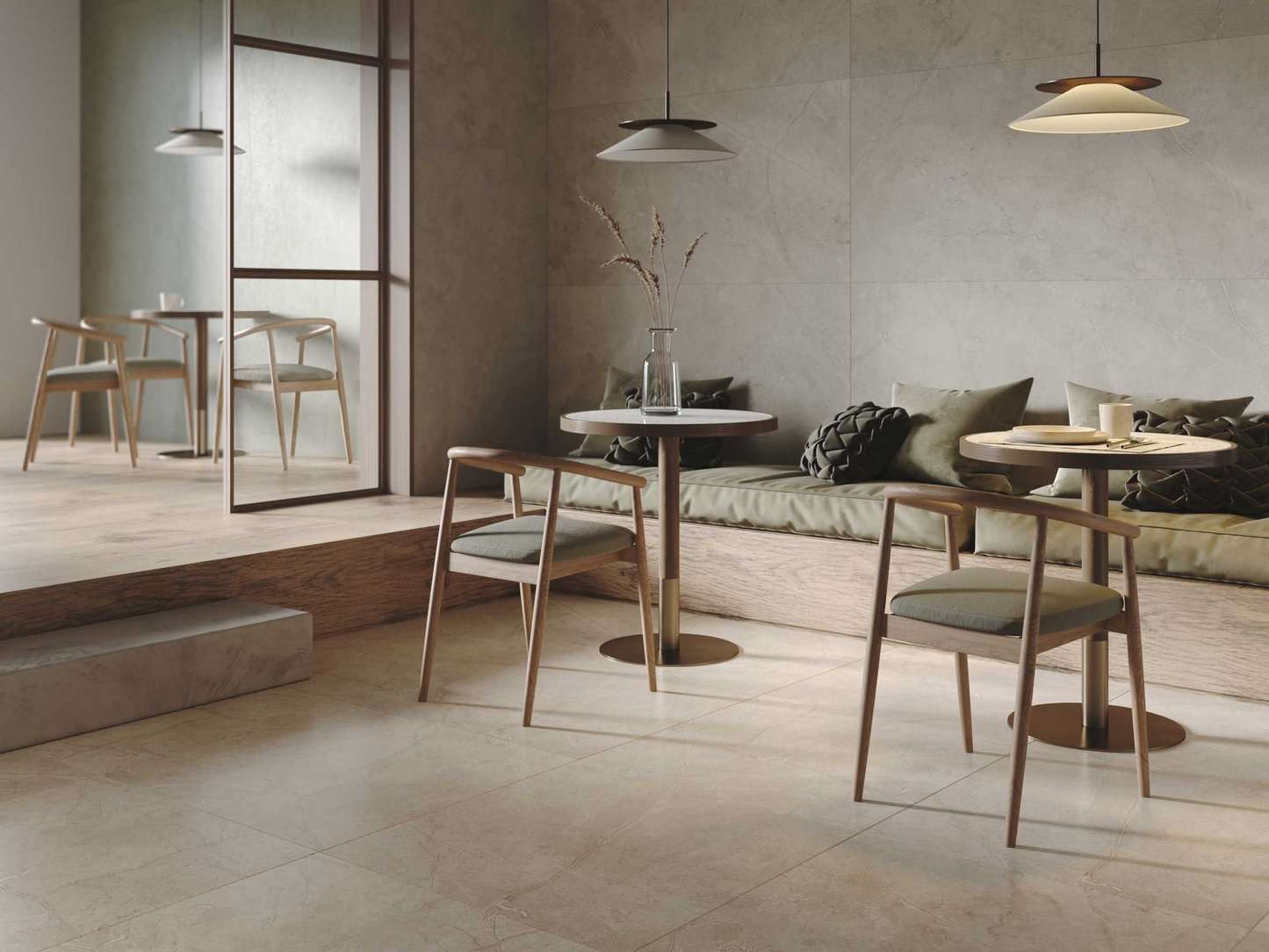 Set/Steptrade/MA02_NS/33x120/S1/Riser/MA02_NS/14,5x120 Ступень Marmulla MA02 Light Beige Неполированная (комплект ступень и подступенок 120x14.5) - фото 4