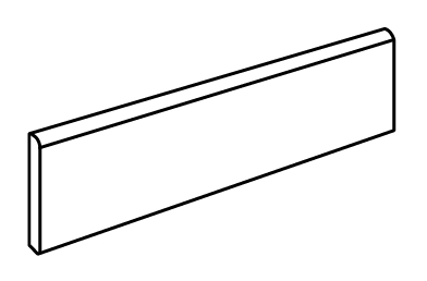 27616 Плинтус Grunge Floor R.White/8X60/R